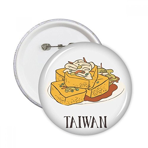 Pins stinky tofu Taiwan pour personnaliser une veste en jean ou un sac à dos urbain