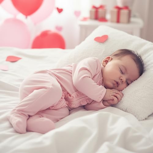 Image of Kuriozud Newborn Infant Unisex Baby Boy Girl Button Solid Romper Bodysuit One Piece Jumpsuit Outfits Clothes | Newborn Baby Girl Sleeper for Daily, Brithday, Halloween, Christmas, New Years, Valentines, St. Patrick's Day, Easter 0-9M