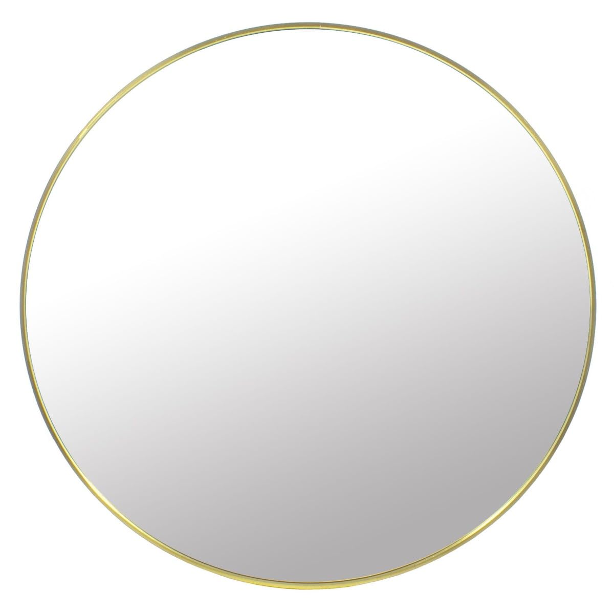Espejo Decorativos de Pared Redondo 70 cm - Marco Dorado para Sala de Estar y Dormitorio | cuarto de baño, sala de estar, pasillo, diseño clásico, fácil instalación, durabilidad, estilo loft