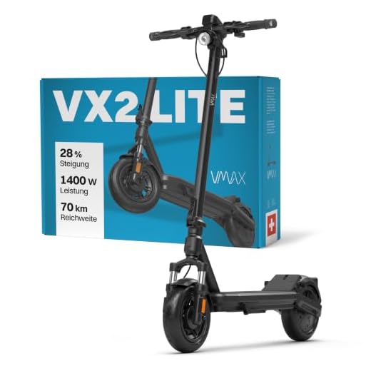 VMAX E-Scooter VX2 LITE 70 km Reichweite