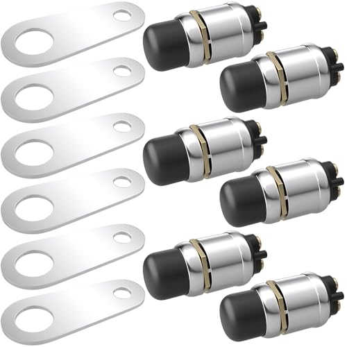 BFXM 6PCS 12V 50A Waterproof Push Button Starter Switch