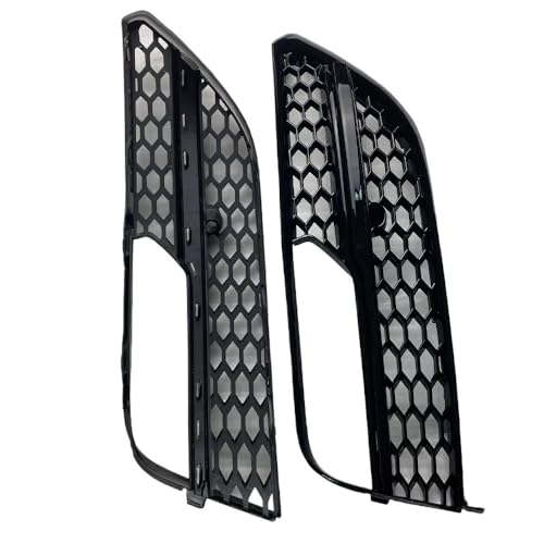 Rejilla delantera derecha con malla hexagonal negra y plateada para A3 Hatchback 6