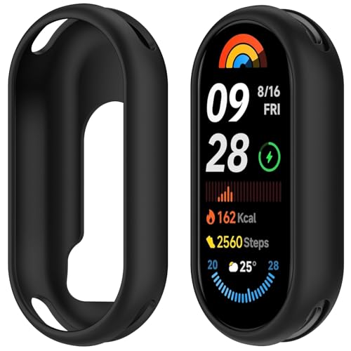 Carcasa anti caída para Xiaomi Mi Band 10 funda de silicona suave con protección de bordes