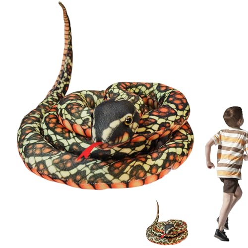 Serpent en peluche réconfortant pour adulte, le cadeau d'anniversaire idéal et doux