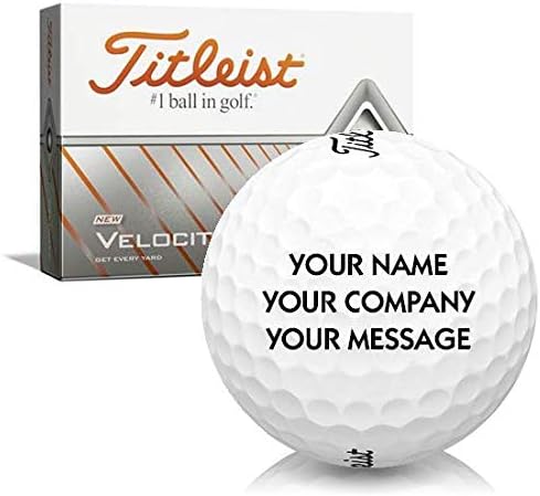 Titleist Velocity Personalized Golf Balls