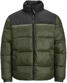 JACK & JONES Jjetoby Puffer Collar Sn Pufferjjacke Erkek