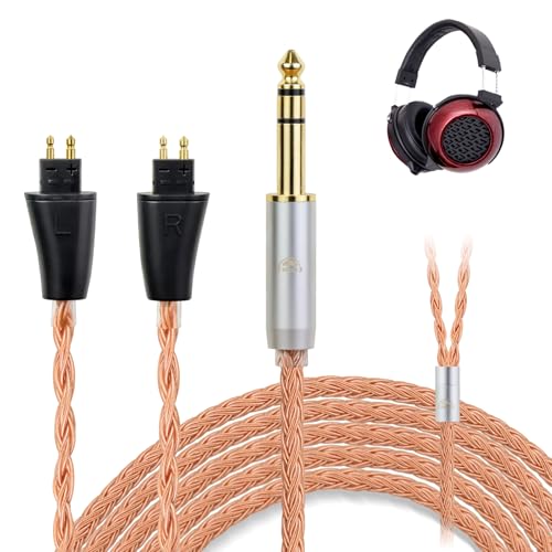 okcsc ZT16 �w�b�h�z���P�[�u�� TH909 ���P�[�u�� �����P�[�u�� �C���z���E�w�b�h�z���p 16�c ���� FOSTEX�p TH900mk2�ETH600�ETH610�ETH90�ɓK�� ����1.5m 6.35mm