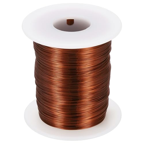 Alambre de cobre esmaltado 29 AWG de 8 onzas marrón para bobina magnética de motor eléctrico