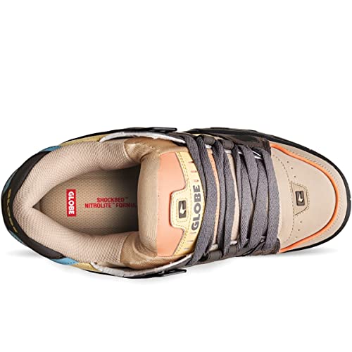 Image of Globe Sabre Skateboard Shoes, Orange Multi, 5.5 AU