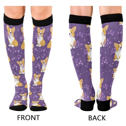 Image of Fisyme Socks for Women Men, Warm Comfort Athletic Crew Running Hiking Cycling Compression Socks