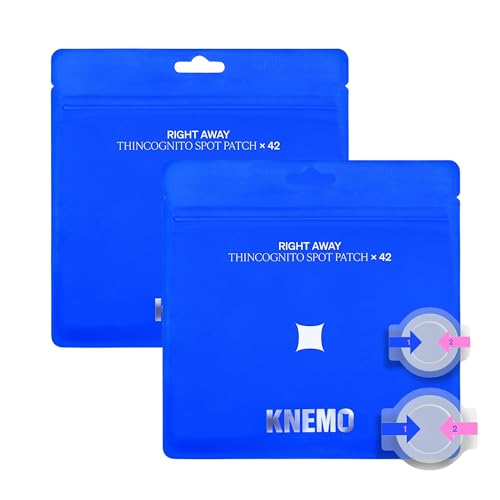 Right Away Thincognito Invisible Spot Patch - Absorbing Hydrocolloid Pimple Patch for Face, Blemishes, Zits, Acne, Breakouts Spot Treatment for Skin Care, 2 Sizes (42 Count Pack of 2)