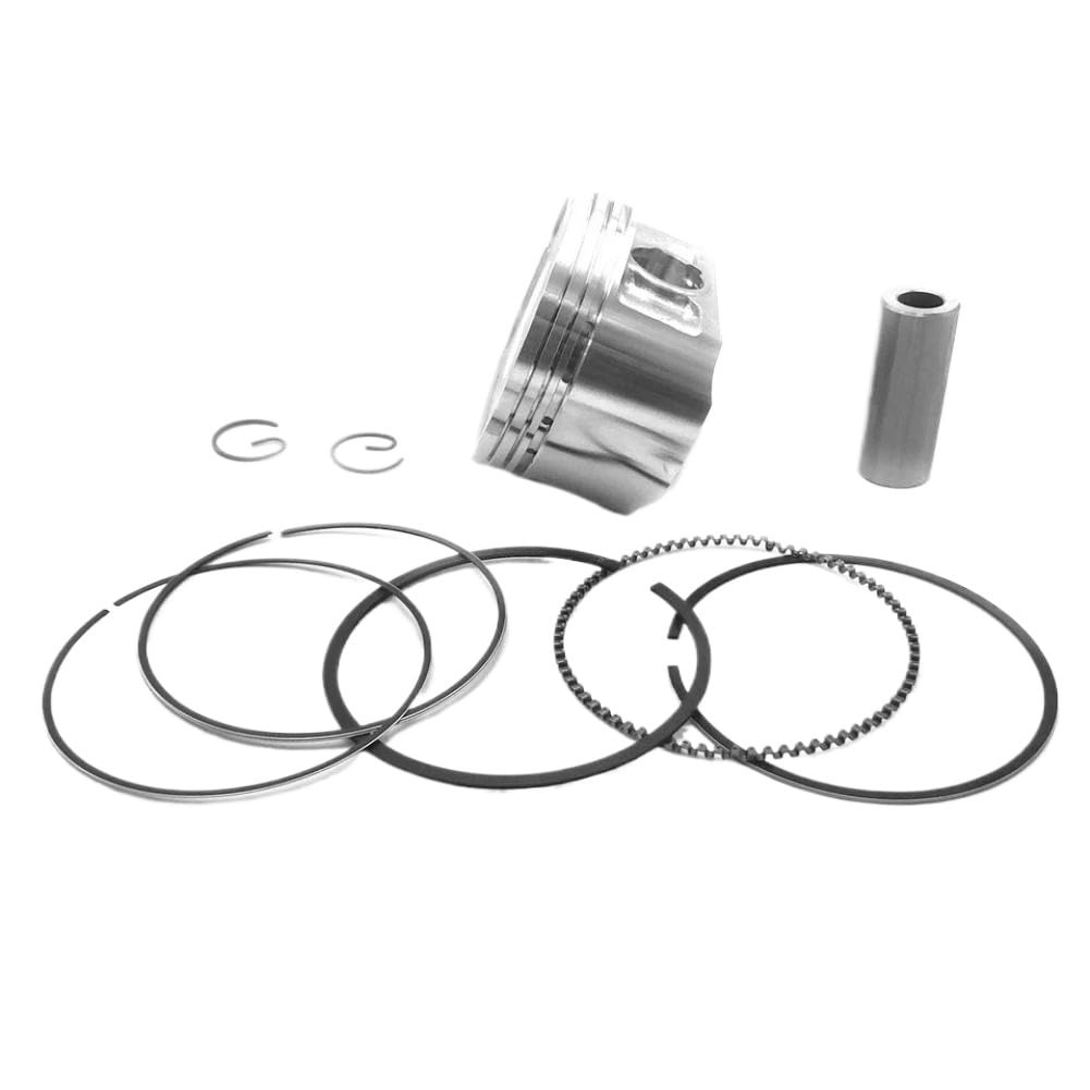 Piston 192MR-1004001 avec axe et circlips pour moteur J500 Velomotors - 6