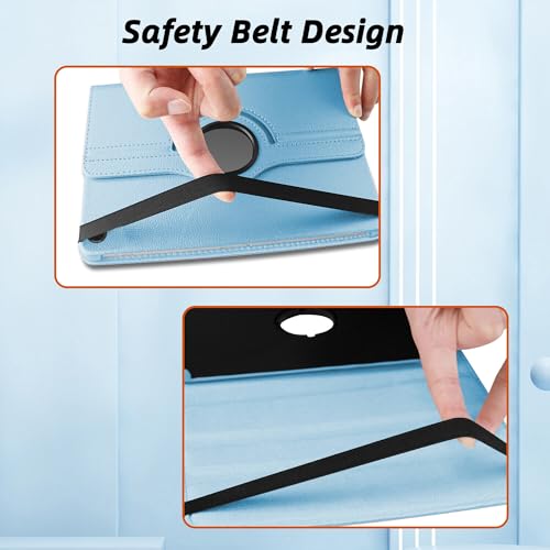 Image of TGK 360 Rotatable Flip Cover for Samsung Galaxy Tab A11+ Plus 11 Inch 2025 Case /Galaxy Tab A9 Plus 2023 (Sky Blue)