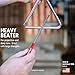 TreeWorks Chimes Triangle Beater – MADE IN USA – Stainless Steel Striker – Professional Percussion Musical Instrument Accessory
