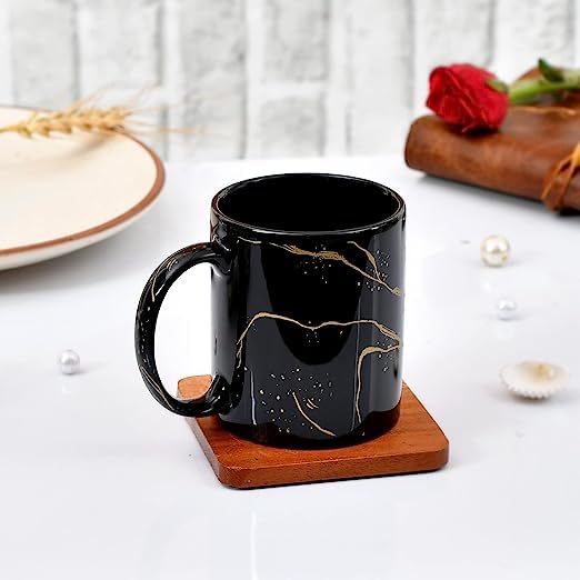 Gift Arcadia Black Copper Pipe Ceramic Mugs to Gift to Best Friend, Tea Mugs, Microwave Safe Coffee Mugs, (Set of 1) (B0CRF8GWHZ) Amazon Price History, Amazon Price Tracker