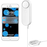 Multifunctional WiFi Water Leak Detector, 6.5ft Split Drip/Leak Detection Cable, Dual Interface, Expandable, Smart Leak Sensor Alarm, AAA Battery Powered, APP Monitoring, Over 5 Months Standby