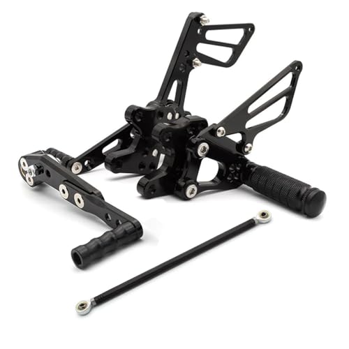 Repose-pieds arrière CNC réglable pour Suzuki GSX-R 1000 antidérapant