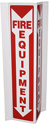 Équipement de pompier panneau Brady 50777 signalétique incendie 3D