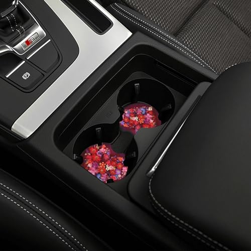 Portavasos para carro paquete x2, neopreno negro miniatura 6