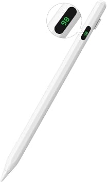 iOS Android Tablet ve Telefonlar ile uyumlu Led G stergeli Dokunmatik Kalem - FC1161 Beyaz