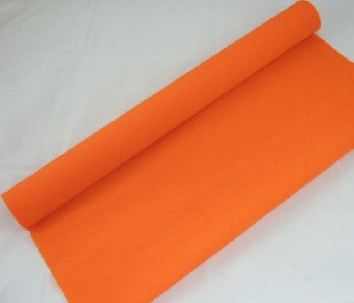 Clikkabox1 Orange Crepe Paper Roll- 10m long x 50cm wide. Many uses as decorations, marketing tools, great favourite with schools and the craft industry