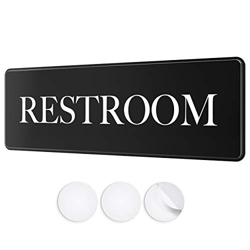 Panneau Restroom plaque wc homme femme signalétique de porte toilettes publiques