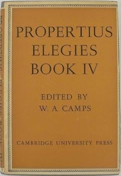 Hardcover Propertius Elegies Book IV Book