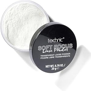 Technic Soft Focus Translucent Loose Powder – Silky & Lightweight Matte Fixing Face Powder – Absorb Oil, Remove Shine, Set Makeup And Hide Imperfections & Fine Lines – 20g