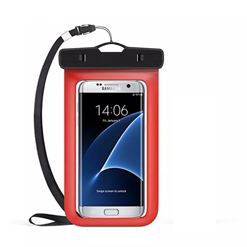 LivangRoler PVC Waterproof Phone Bag Ideal for Water Surface Fun Clear