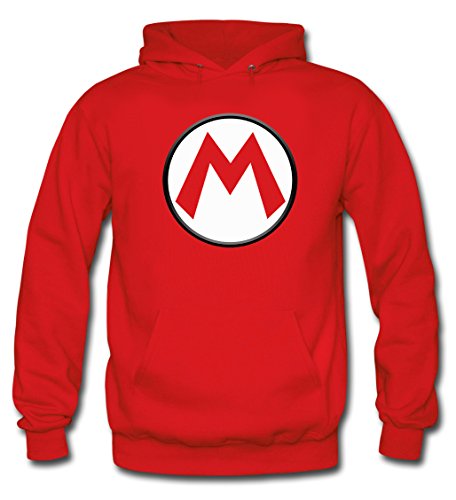 Mx Games Sudadera Super Mario Bros con el diseño Logo M (Talla: 11-12 años) Cover
