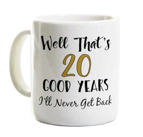 20th Work Anniversary Coffee Mug - 20 Years I'll Never Get Back