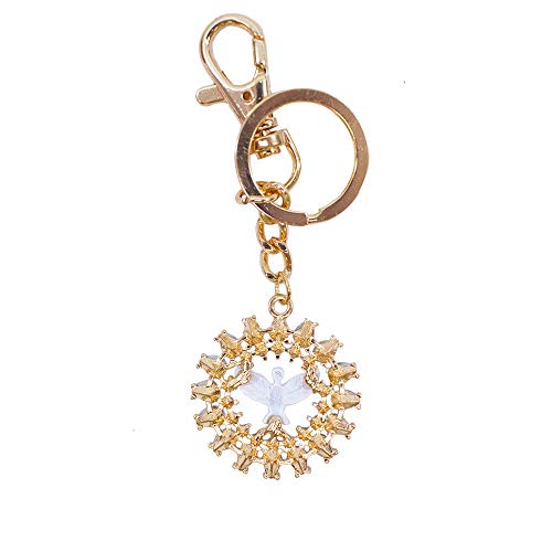 Chaveiro Espírito Santo Detalhes Transparente 3.6cm