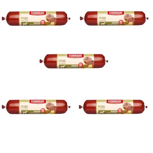 Fleischeslust Hundefutter Pferd mit Kartoffeln 5er Pack