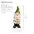 Alpine Corporation - 12" Tall Outdoor Garden Gnome Yard Statue Decoration – Playful Resin Gnome with Earthtone Colors - Durable, Weatherproof Lawn Sculpture for Patio, Deck, Yard
