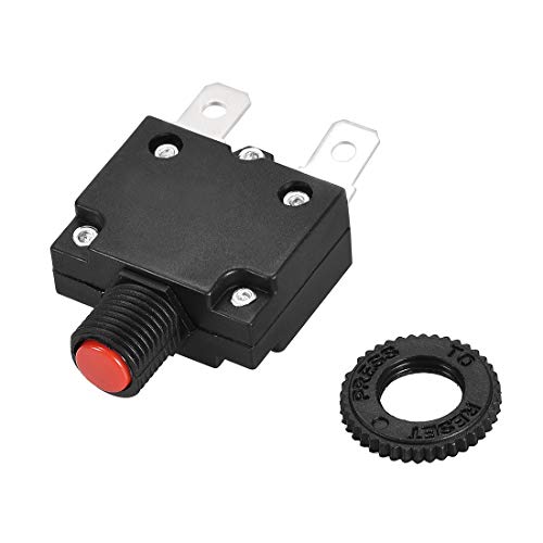 Sourcingmap Thermal Circuit Breakers 4A 125/250V AC 32V DC Push Button Manual Reset Overload Protector Switch 2 Pcs - Image 2