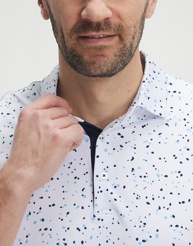 Camiseta Polo para Hombre de Golf, Secado Rápido y Transpirable, Manga Corta, Estilo Casual y Deportivo miniatura 5