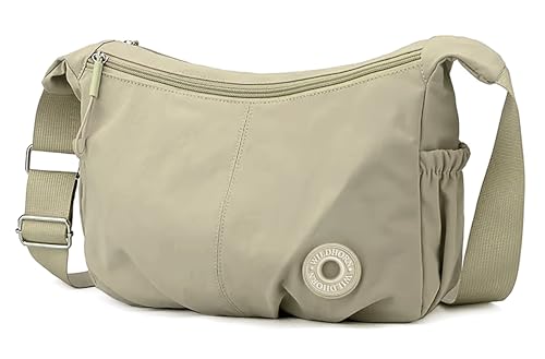 Image of WildHorn Nylon Sling Bag for Women | Lightweight Crossbody Shoulder Bag with Zipper Closure & Adjustable Strap | Casual Travel Handbag for Daily Use | Ethically Crafted