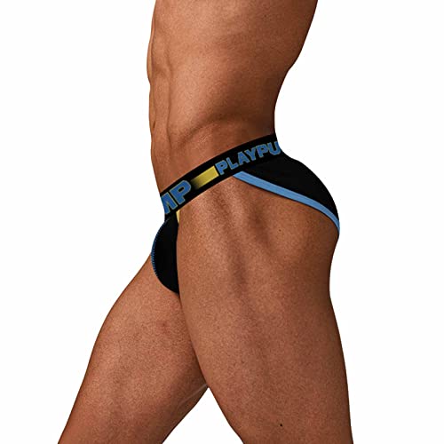 Cotton Underwear Men Bikini Briefs Soft Breathable Bulge Pouch Briefs For Men Scrunch Butt Underpants3
