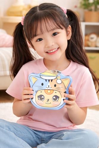 Image of Sajani Cute Cartoon Creative Portable Piggy Bank, Money Saving Box with Combination Lock, Mini Coin Bank Gifts for Boys and Girls, Best Return Gifts for Kids (Pack of 1) (Tiger - Blue)