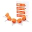 5PCS Orange T140 Heavy Cut Drum Pad