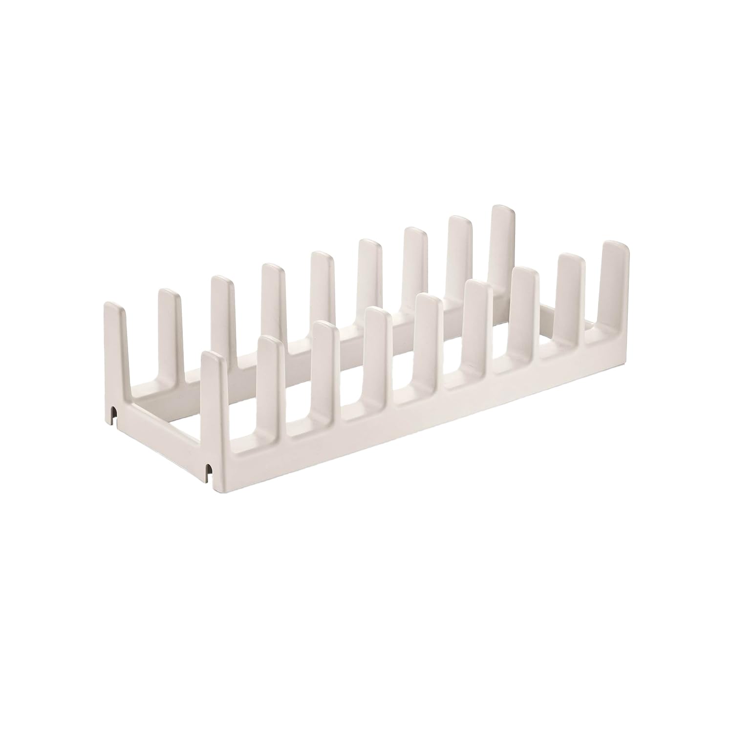 Organisateur de couvercles Avilia blanc pour 8 pièces en plastique 37x14,8 cm