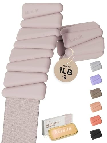 Image of Pilates Weight | Wrist & Ankle Weights for Women | Weighted Bangles | 1LB / 2LB Each (Set of 2)