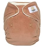 GroVia Buttah Newborn All in One Snap Reusable Cloth Diaper (AIO) (Clay)