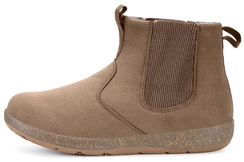 Womens Mens Chelsea Boots Minimalist Winter Snow Boots Wide Width Ankle Booties with Arch Support Slip-on Short Boot Shoes2