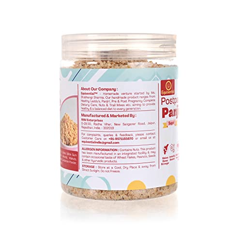 Equisential Postpartum Panjiri|After Delivery Food For Mother|Post Natal Diet Panjiri|Panjiri After Delivery|Coconut,Gond,Dry Dates and Dry Fruit Mix Pure Cow Bilona Ghee Fresh Panjiri|In Sugar|500GM
