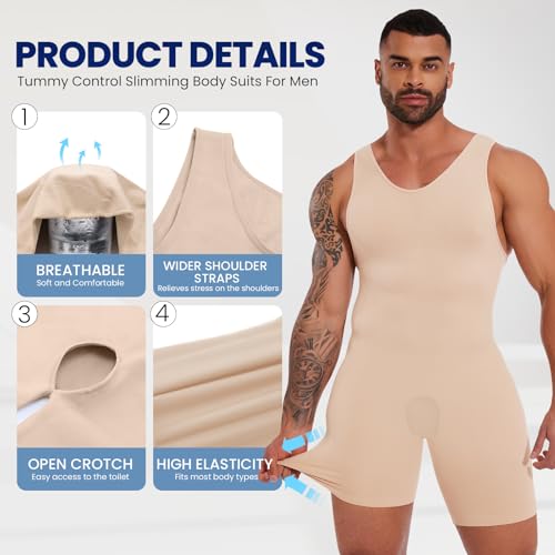 Mens Full Body Shaper Large2