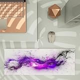 【Facile à Nettoyer】Facile à nettoyer. S'il y a des cendres, des taches ou des taches d'eau sur le tapis de souris, il suffit de l'essuyer avec un chiffon humide ou de le laver à l'eau. La couleur du tapis de souris ne s'estompe pas, même après plusieurs nettoyages.