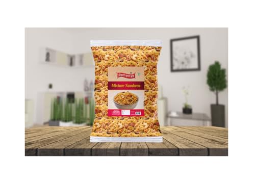 Image of OKHLI MUSAL BRAND Ready to eat Mixture Namkeen, Homemade and Lite Spicy Namkeen, Namkeen And Snacks | Mix Farsan Besan Sev, Peanuts, Boondi-Misal Pav Farsan | Made In Groundnut Peanut Oil-1Kg*6Pack