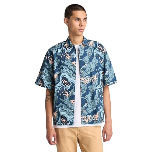 Vêtements Timberland Seersucker Graphic Resort Shirt pour Accessoires - vue 2