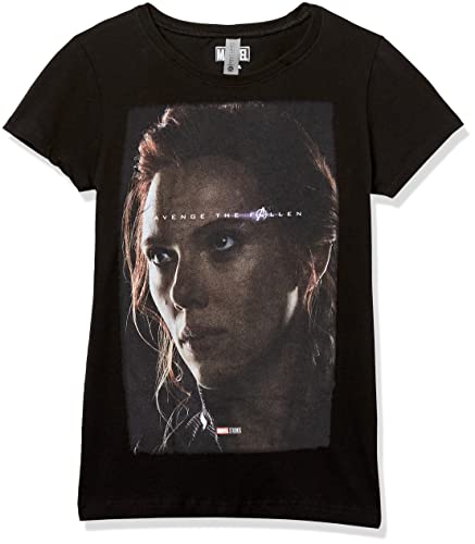 T-shirt Marvel Widow fille cadeau anniversaire noir taille S fan Avengers